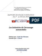 Rapport de stage ICAR 2012