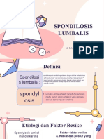 Spondiliosis Lumbal DR Nur Aini