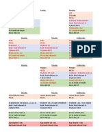 Schedule For Medical Internhip Year 2