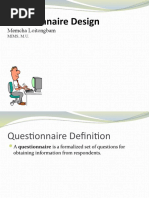 Questionnaire and Coding