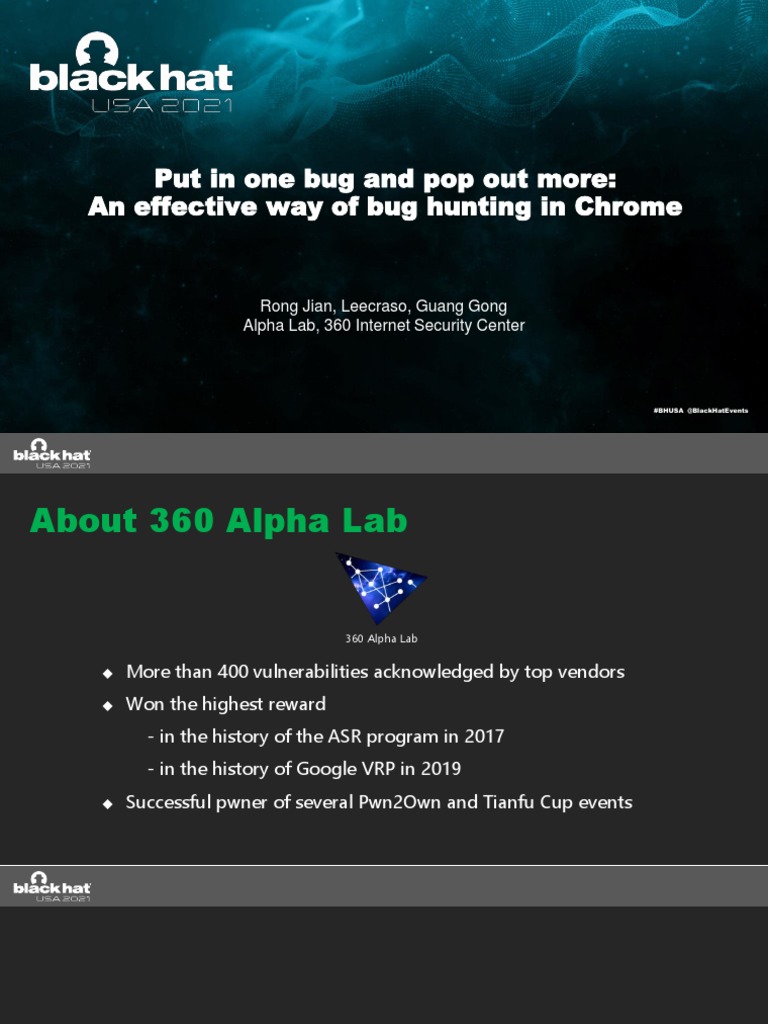 Chrome Bug Hunting Techniques Explained | PDF | Pointer (Computer ...