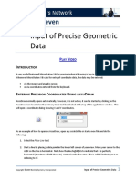 Input of Precise Geometric Data: Chapter Seven