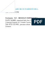 Expeditor Tel: 0724.605.550: Baby Blue Fashion S.R.L