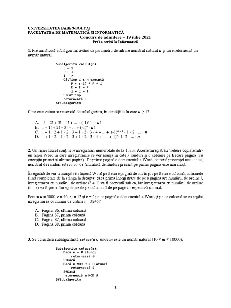 Informatica Romana | PDF