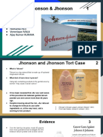 Jhonson & Jhonson Tort Case