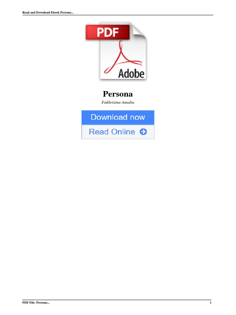 Persona | PDF
