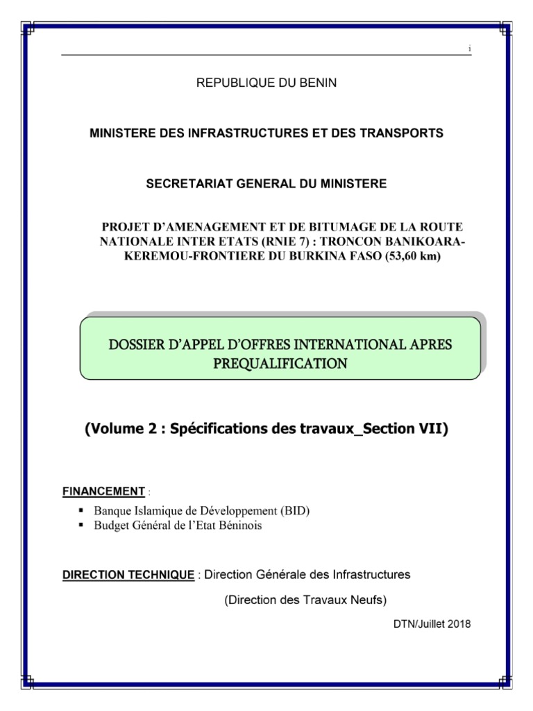 Sous estimation Systématique De La Contenance Des Grands Format Schémas CCTP 1 Word | PDF | Béton | Pont