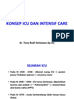Konsep ICU Dan Intensif Care DR Yosy