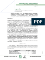 Resolución Distribución Número de Contratos Por Áreas