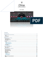 OVox Vocal ReSynthesis User Guide