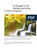 12 Ways To Engage in The Spiritual Warfare and Bring in God