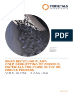 Fines Recycling Plant-Cold Briquetting of Ferrous Materials For Reuse in The Hbi Midrex Processv2