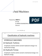 Fluid Machines: Prepared By: AREEF A Ap/ Me Al Ameen Engineering College Shoranur