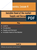 Lesson 4 on Supply and Demand and the Invisible Hand