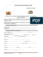 CPSB Recruitment Form