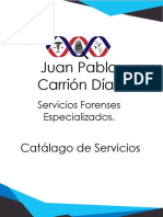 Juan Pablo Carrion Diaz Catalago de Servicios