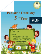 12-Mta-Failures After Vital Pulp Therapy