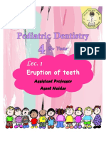 1-Eruption of Teeth
