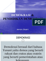 Demokrasi Dan Pendidikan Demokrasi