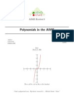 Polynomials in The AIME