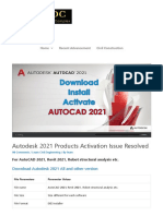 Autodesk 2021 Products Activation Issue Resolved - Learn