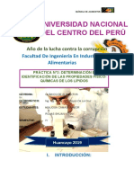 Informe 4 Quimica de Alimentos