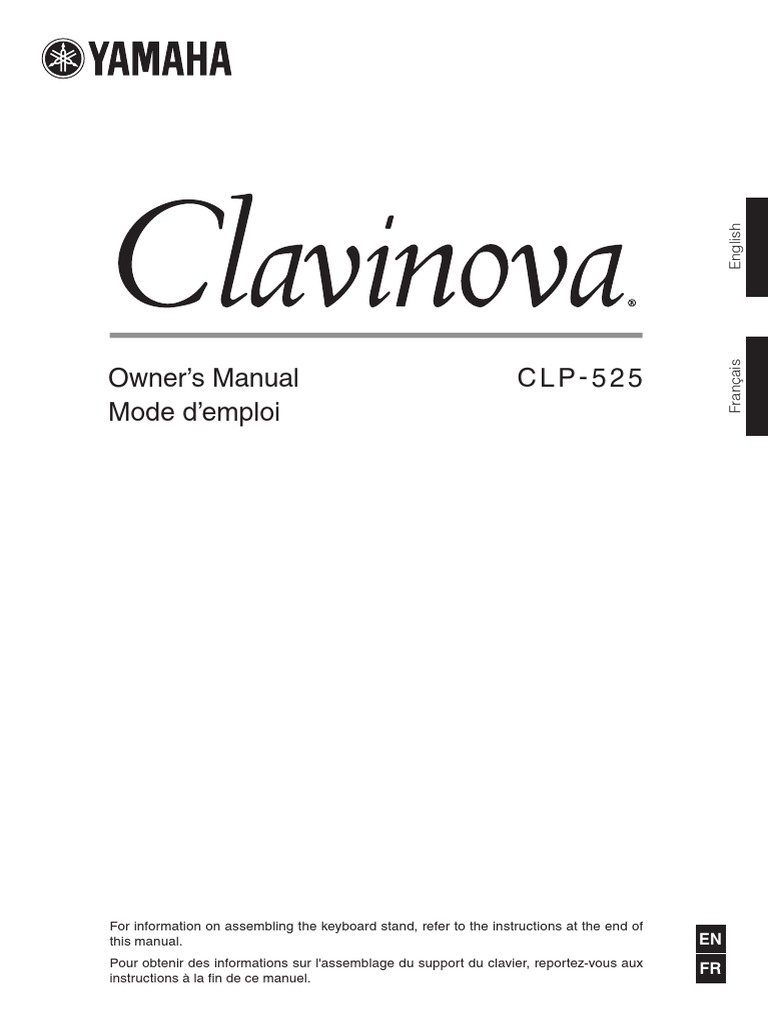 Owner s manual mode d emploi c l p 5 2 5 descargar gratis pdf
