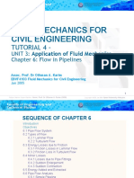 Fluid Mechanics For Civil Engineering: Tutorial 4