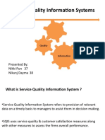 Service Quality Information Systems