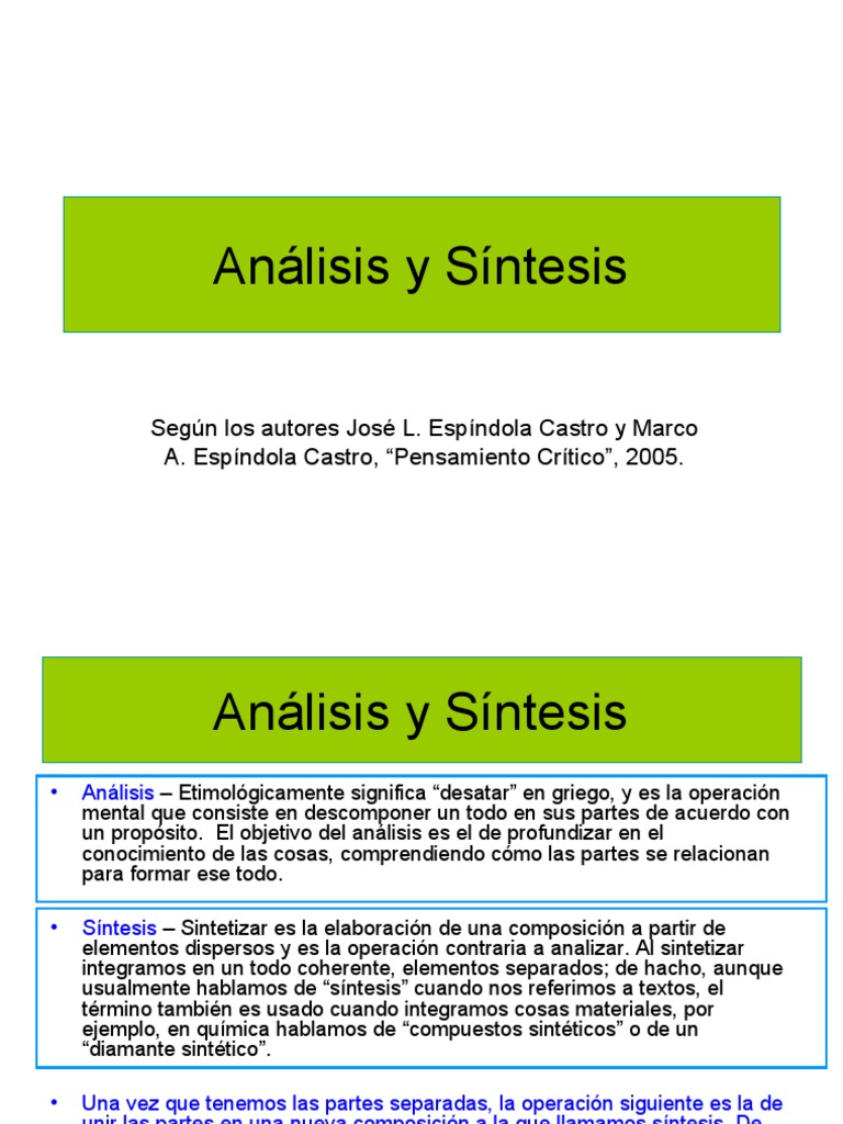 Análisis - Concepto, tipos de análisis y ejemplos