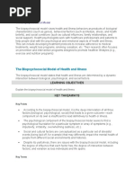 The Biopsychosocial Model