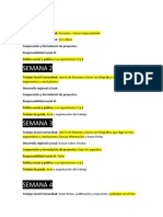 Agenda Semanal