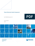 Power Electronic Switch Component: For PSCAD Version 5.0