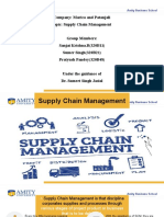 Supply Chain Management Psda 1 and Psda 2