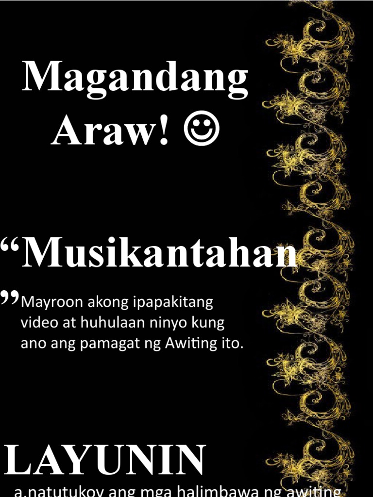 Magandang Araw! | PDF