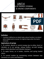UNIT-4: Design of Energy Storing Elements & Engine Components