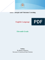 English Language: Basic Concepts and Outcomes Learning