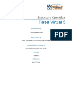 Tarea Virtual # 5 Estructura Operativa