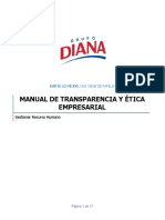Manual de Transparencia y Ética Empresarial Grupo Diana