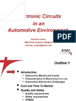 Electronic Circuits in An Automotive Environment: Herman Casier AMI Semiconductor Belgium