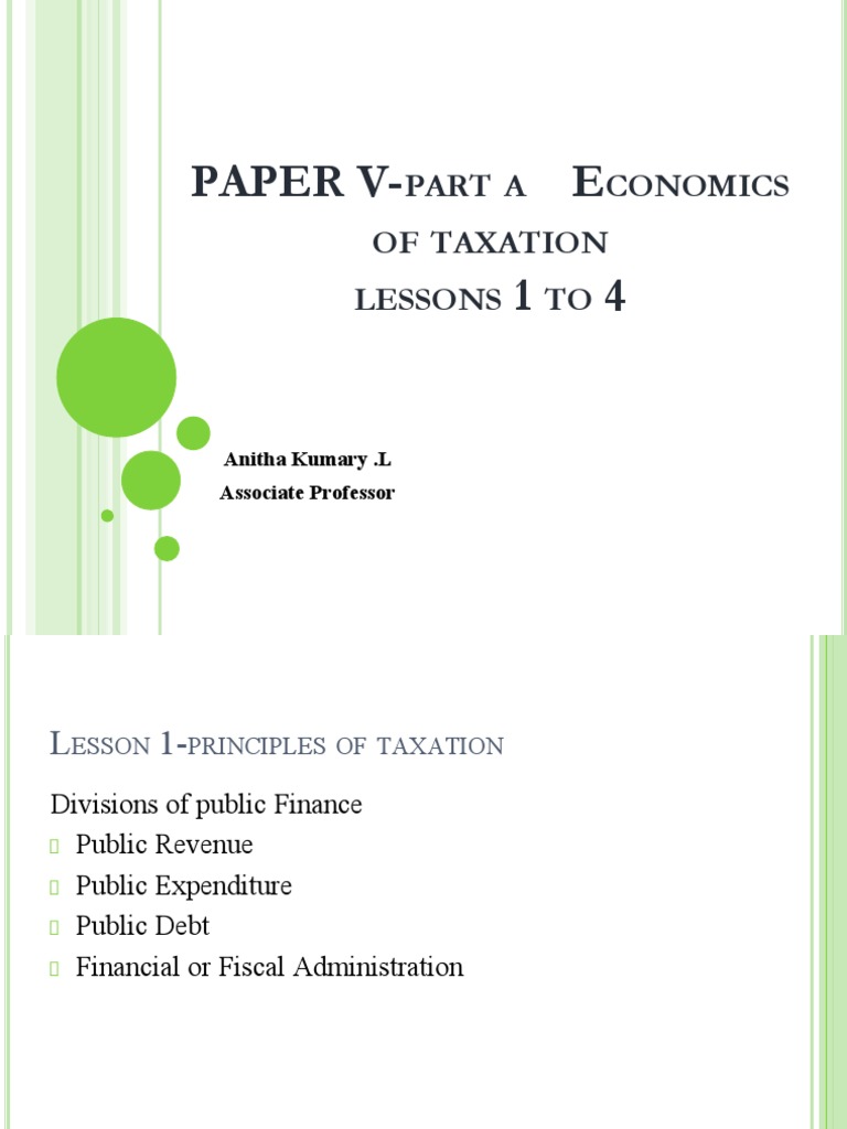 GIFT LESSON 1 0 4paper1 | PDF | Taxes | Taxation