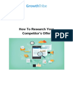 Blueprint - How To Research Your Competitor's Offer