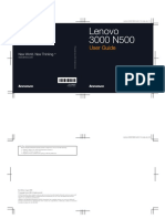 43n8230 Manual Del Usuario - Lenovo 3000N500