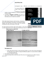 Diffraction: Lesson 17: Interference and Diffraction