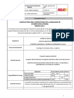 Convocatoria para Contratación Por La Modalidad de Docente Hora Cátedra PERÍODO 2021-1