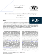 Cross-cultural Management Strategies in Multinational Project Groups