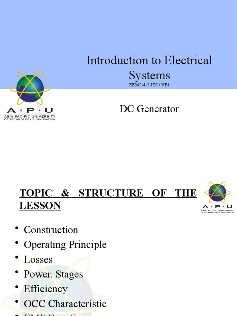 Understanding DC Generator Basics | PDF | Electromagnetic Induction ...