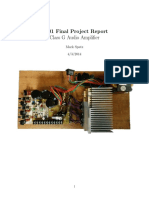 6.101 Final Project Report Class G Audio Amplifier: Mark Spatz 4/3/2014