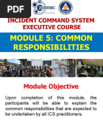 Module 5 - Common Responsibilities