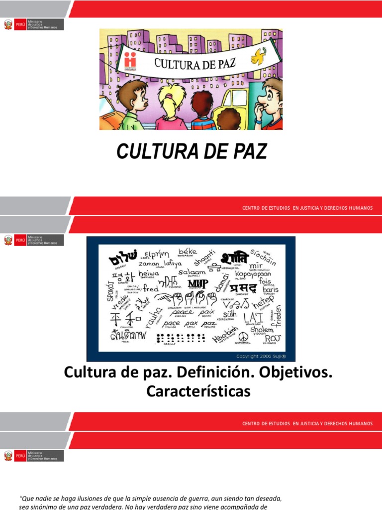 Módulo I - Cultura de Paz | PDF | Derechos humanos | Crimen y violencia